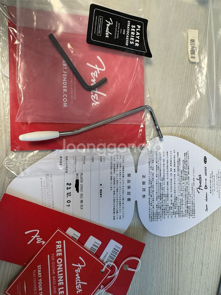 22년식 멕펜 멕시코 펜더 플레이어 블랙 hss 판매 Fender Mexico Player--1