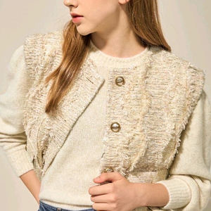 랑방컬렉션 트위드 자켓 조끼