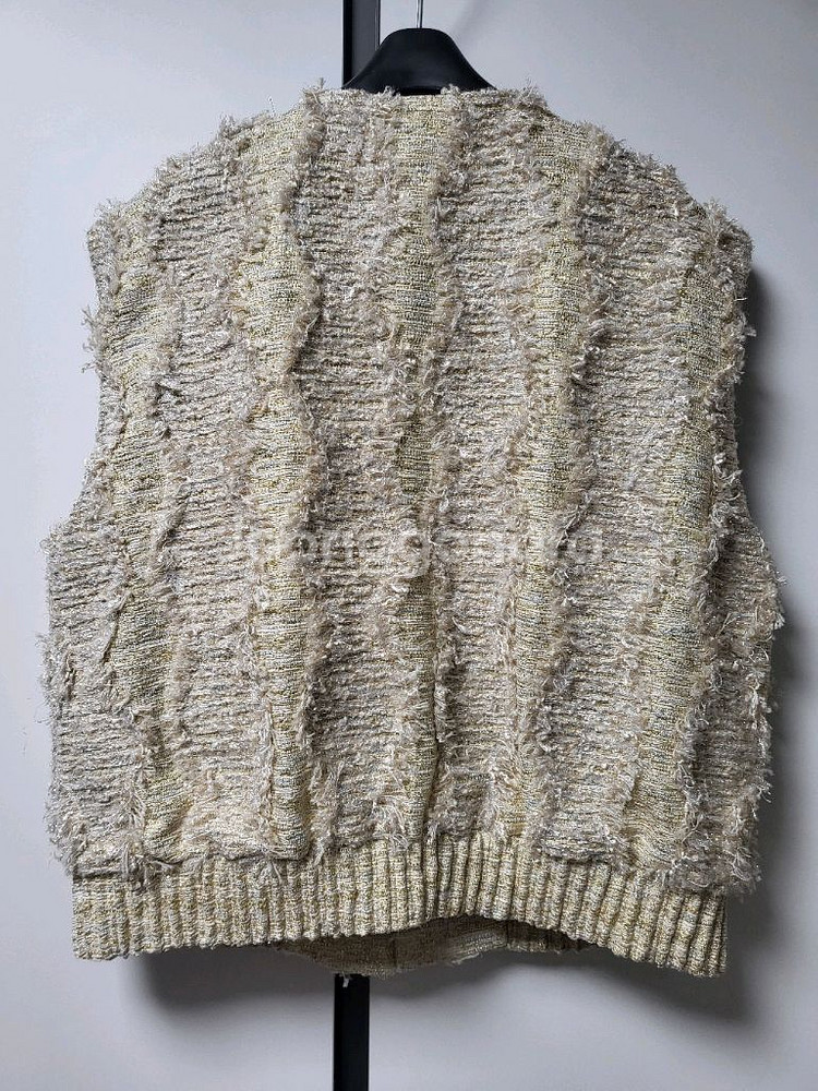 랑방컬렉션 트위드 자켓 조끼--7