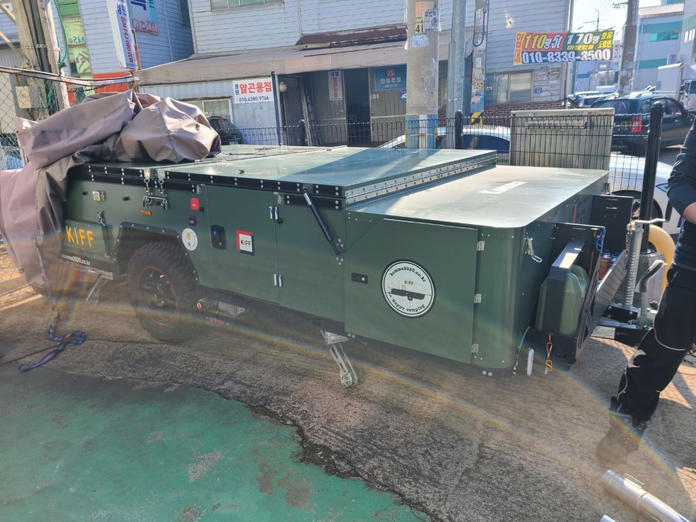 22년식 캠핑 콤마 키프 텐트트레일러 판매 이미지