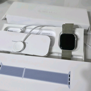 애케플+애플워치10 42mm GPS 실버