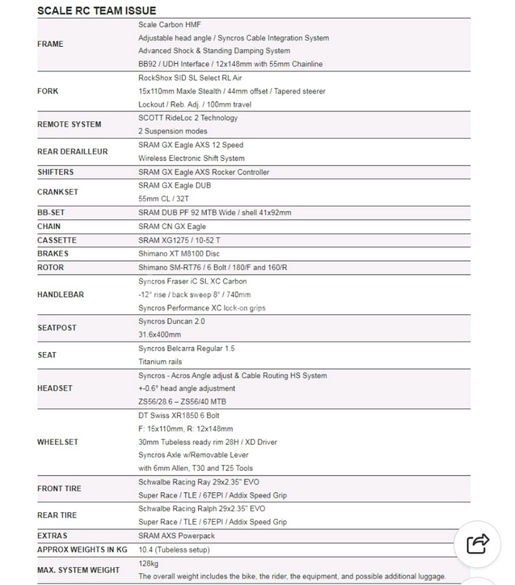 스캇 팀이슈 풀카본 mtb--1