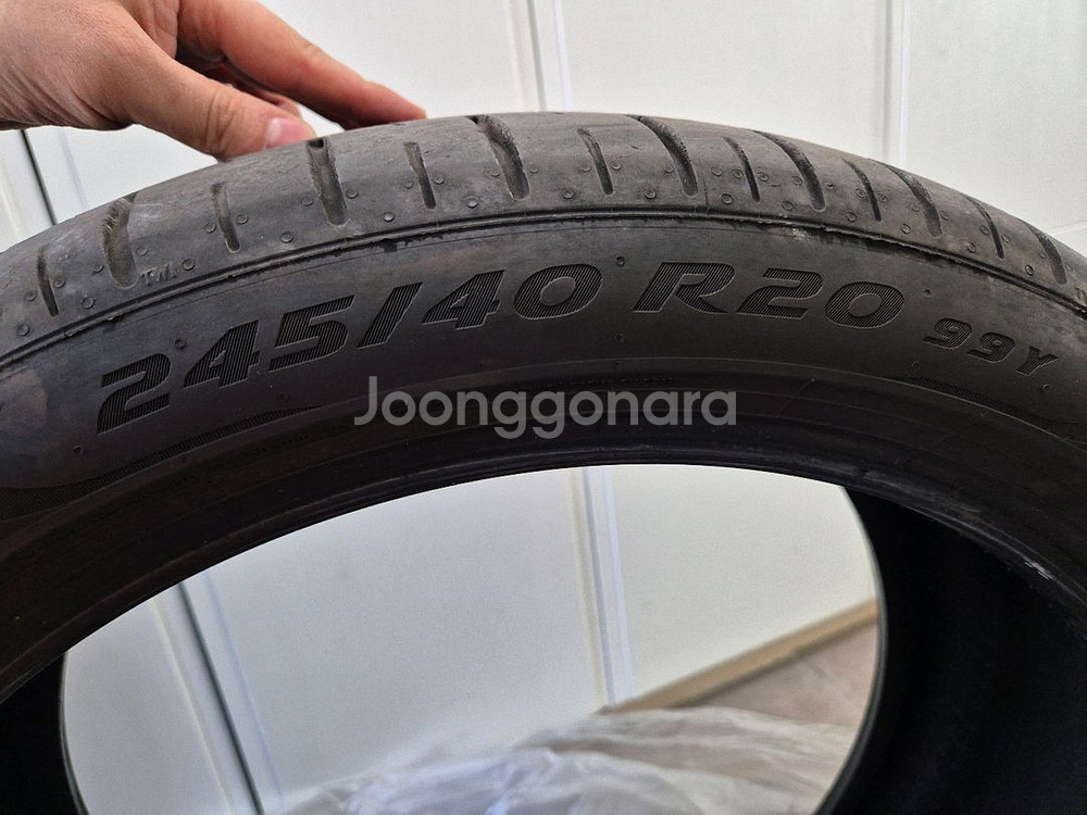 BMW g60 530e 순정, 피렐리 P ZERO 245 40 20, 275 35 20런플렛 타이어 팝니다--0