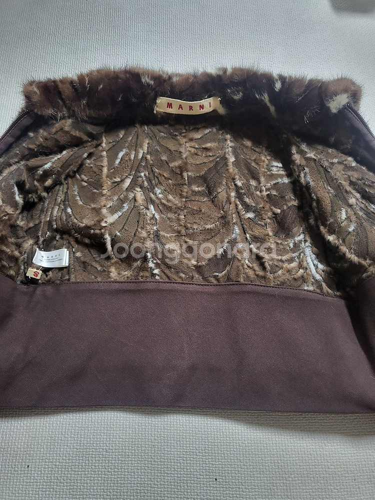 이태리 마르니 숏밍크자켓 55~날씬66--2