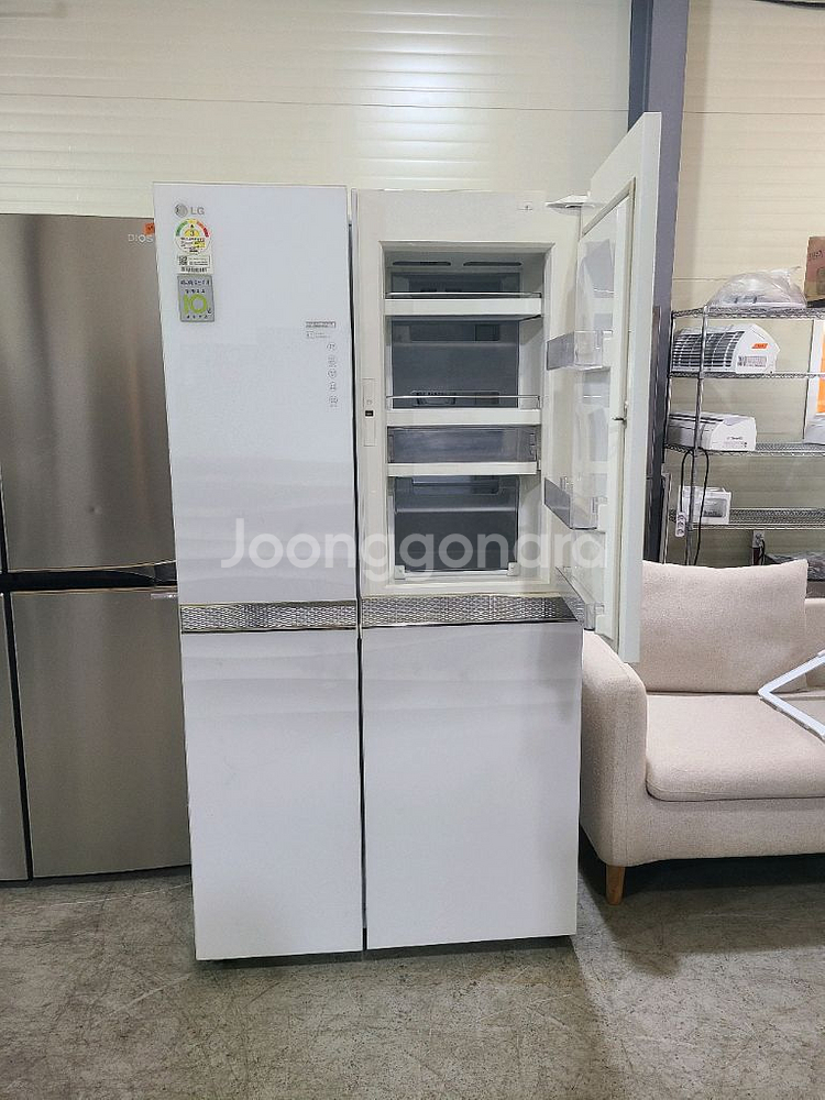 무료배송설치, 엘지 850리터급 양문형냉장고 매직스페이스홈바--1