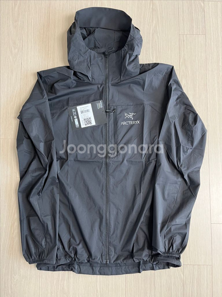 아크테릭스 스쿼미시 후드 블랙 M(맨즈) 새상품--0