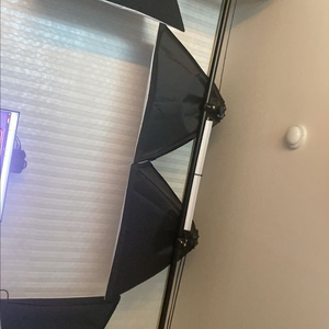 LED 조명 팔각 셋팅 조명. 방송조명