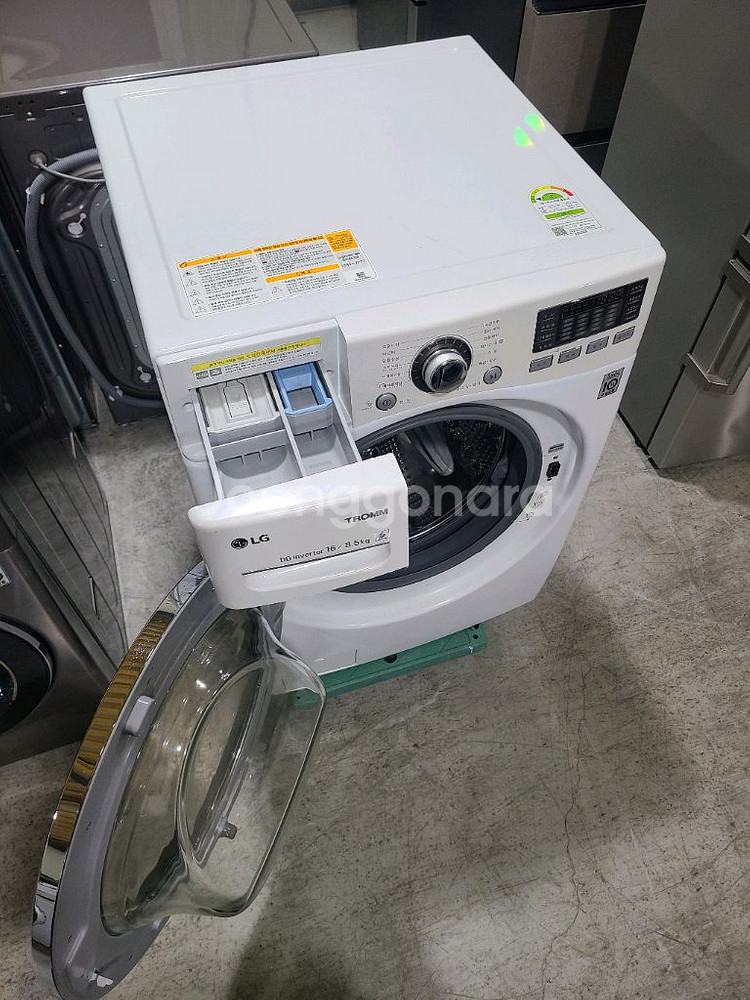 무료배송설치, 엘지 16키로 드럼세탁기, 건조기능--4
