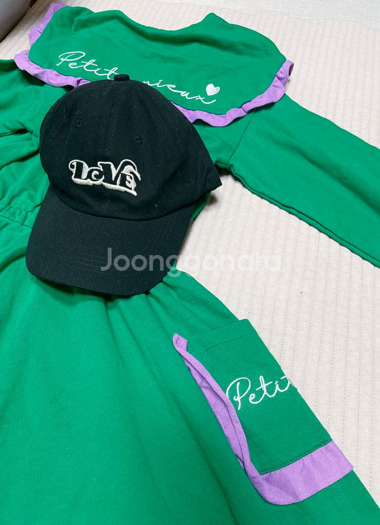 여아 140 원피스 상하의 5벌 모자--1