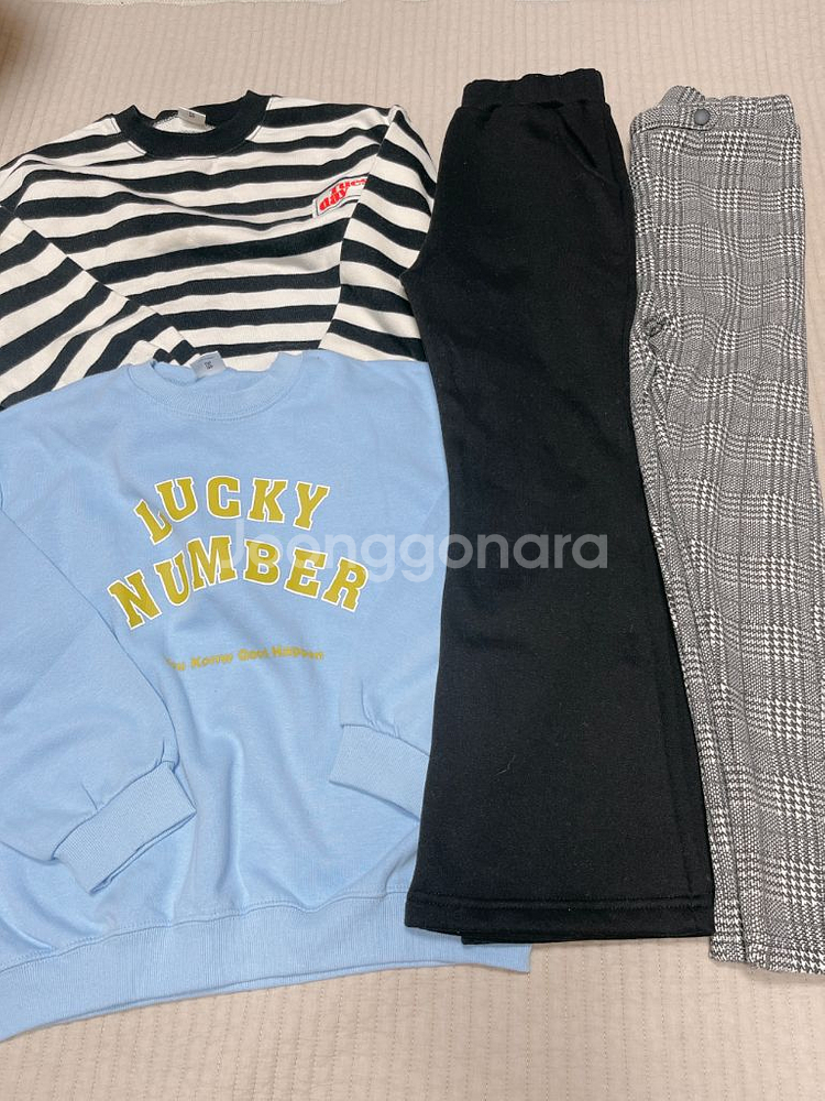 여아 140 원피스 상하의 5벌 모자--5