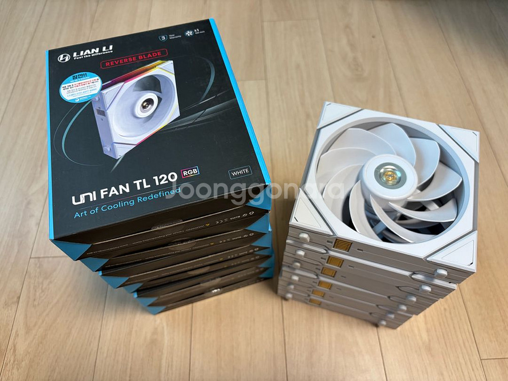 리안리 UNI FAN TL 120 리버스 화이트 (LCD X)--0