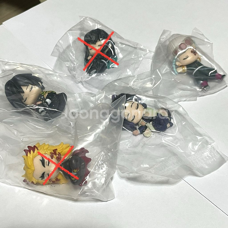 귀멸의칼날 네무라세타이 가챠 세트--1