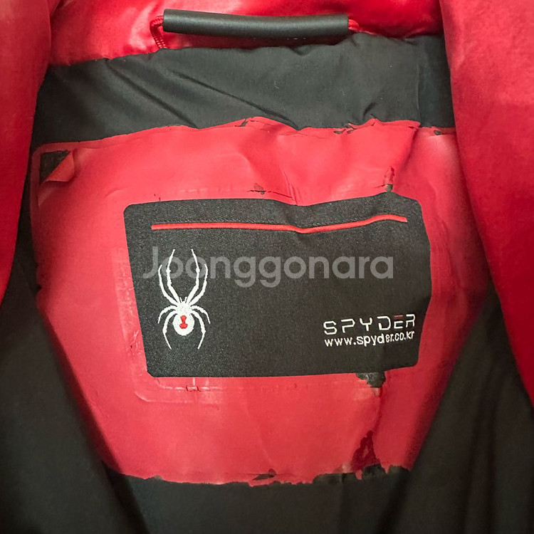 L 스파이더 롱패딩--4