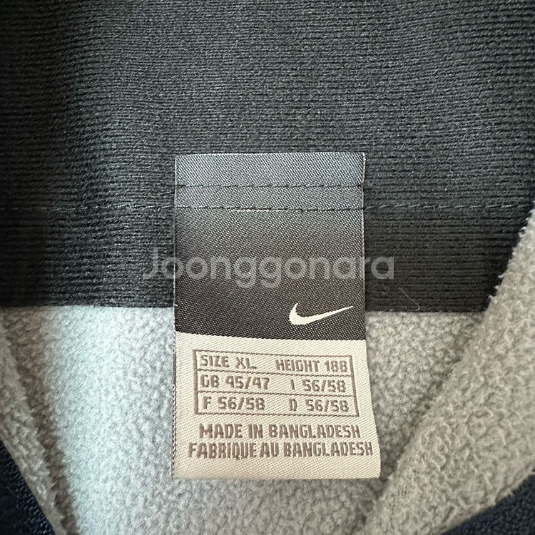 XL 나이키 2006 토리노 동계 올림픽 기모 저지--2