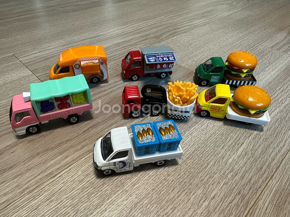 토미카 미니 푸드트럭 자동차 시리즈 7개--0