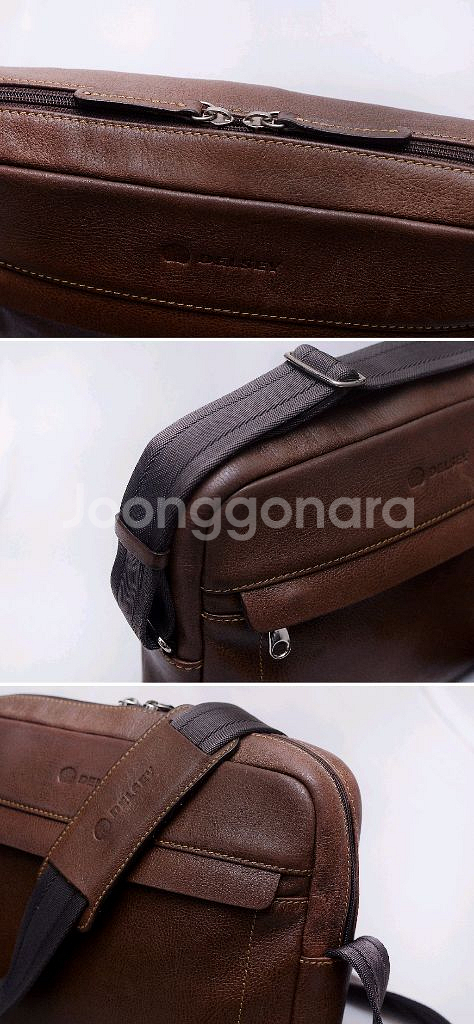 델시 (DELSEY) 풀그레인 베지터블 레더 사이드백 (숄더.크로스)--4