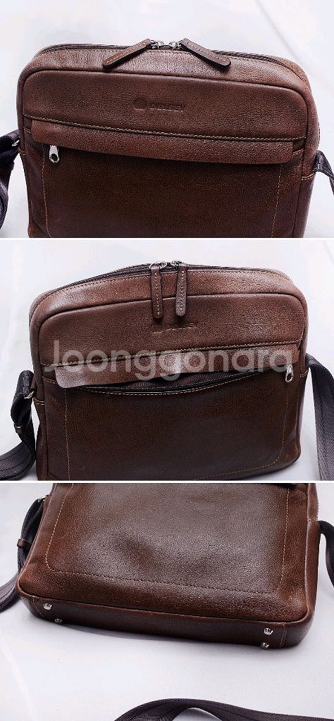 델시 (DELSEY) 풀그레인 베지터블 레더 사이드백 (숄더.크로스)--2