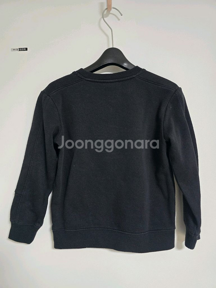 나이키 조던 키즈 기모 맨투맨 티셔츠 130사이즈 블랙--3