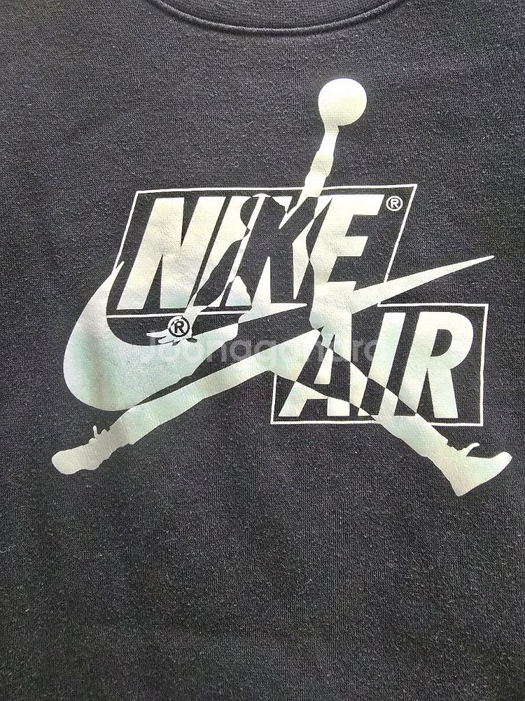 나이키 조던 키즈 기모 맨투맨 티셔츠 130사이즈 블랙--5