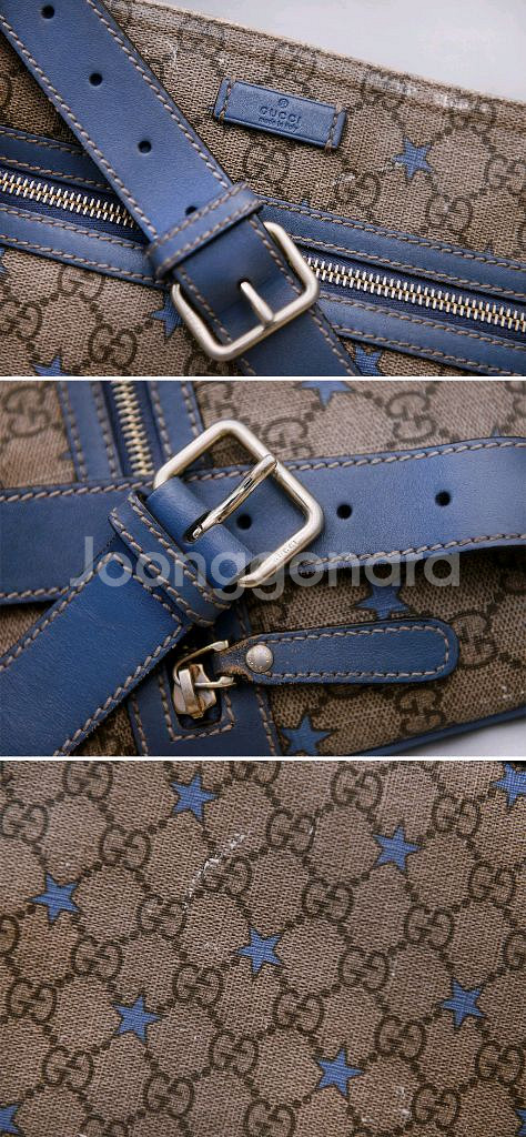 구찌 (GUCCI) GG 스타 모노그램 수프림 캔버스 플랫 크로스백--7