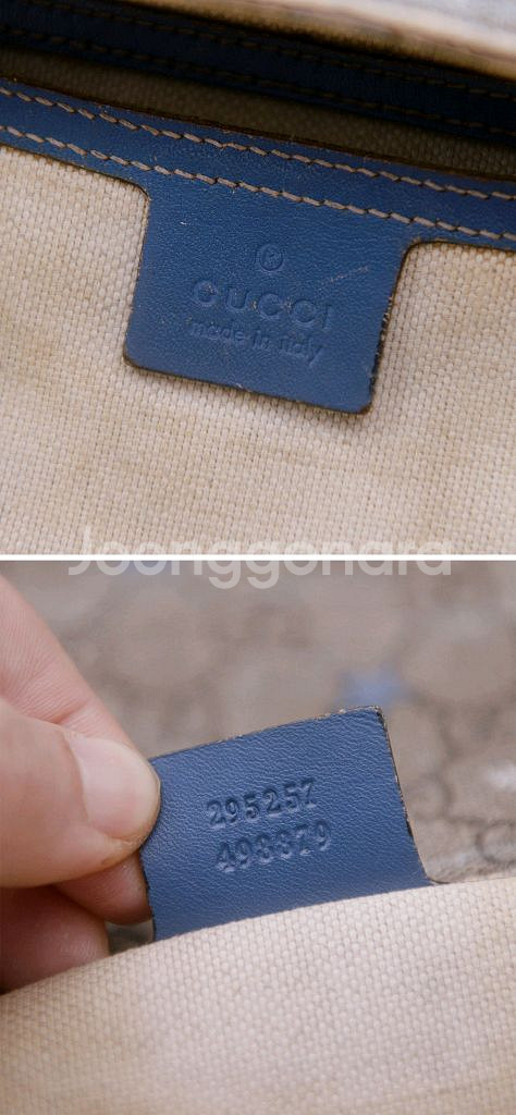 구찌 (GUCCI) GG 스타 모노그램 수프림 캔버스 플랫 크로스백--9