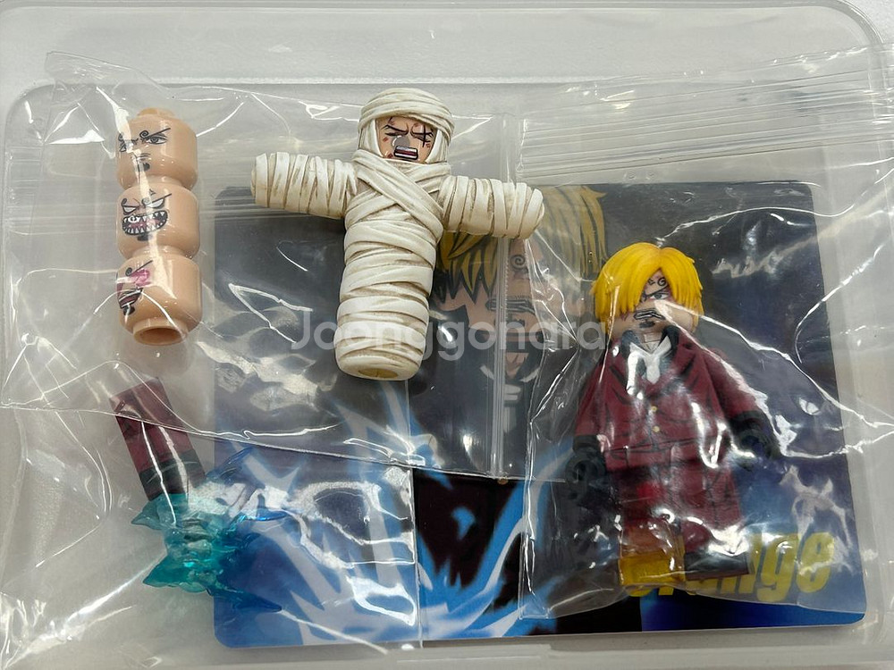 레고 커스텀 오렌지 상디 붕대 조로 세트 판매--2