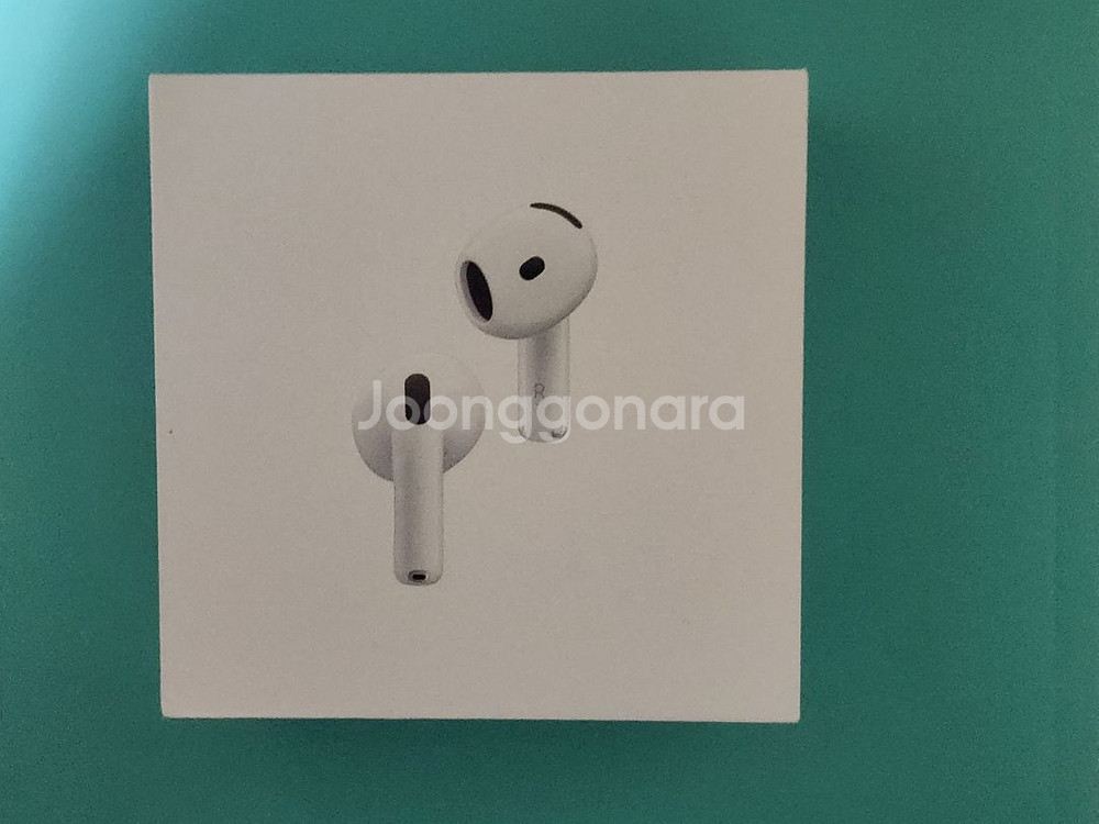 에어팟 4세대 액티브 노이즈 캔슬링 미개봉--0