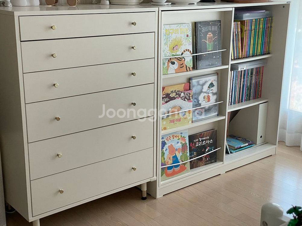 소르니아 서랍장, 슬라이드 책장--1