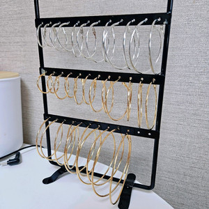 [일괄 만오천,새상품]실버 골드 링귀걸이 세트 17개/목걸이 반지 팔찌 진주 샤넬 14k 18k 스와로브스키 불가리