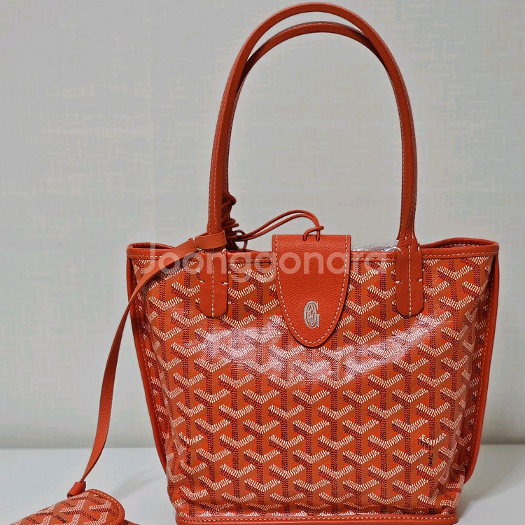 고야드 미니 앙주 오렌지 토트백/지갑/참장식--2