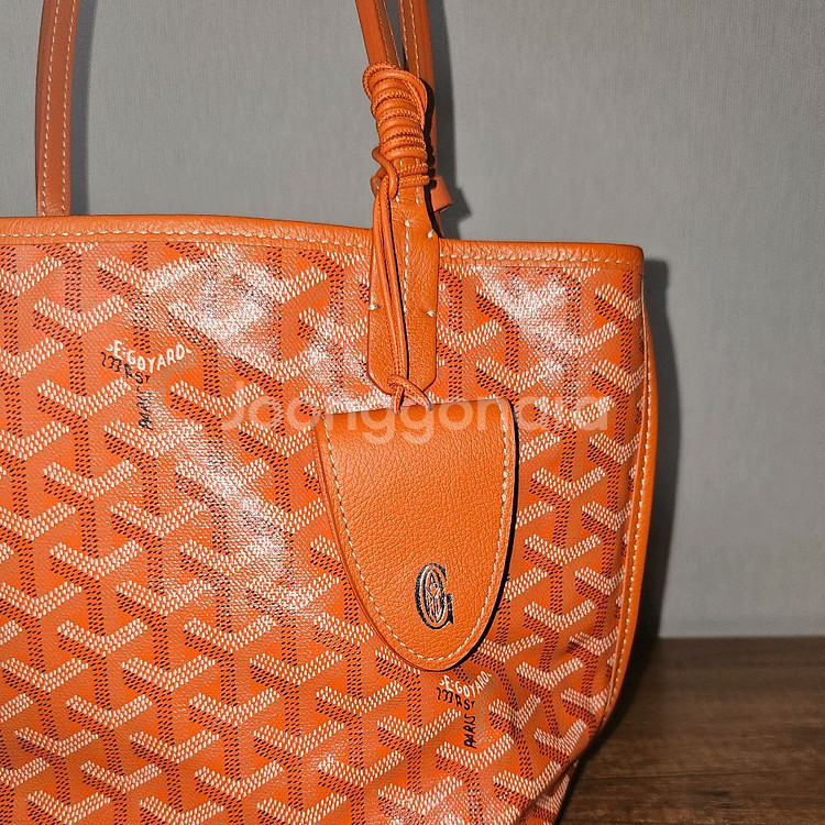 고야드 미니 앙주 오렌지 토트백/지갑/참장식--8