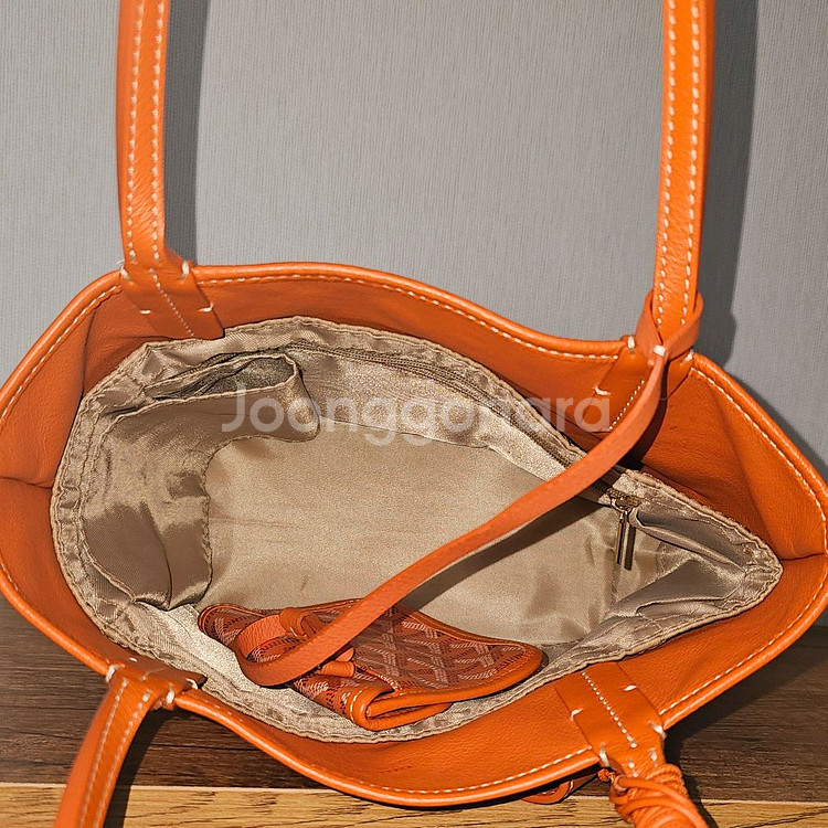 고야드 미니 앙주 오렌지 토트백/지갑/참장식--7