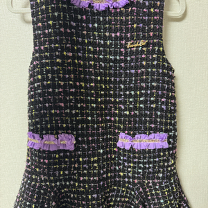 프렌치캣 아동 120 트위드 원피스