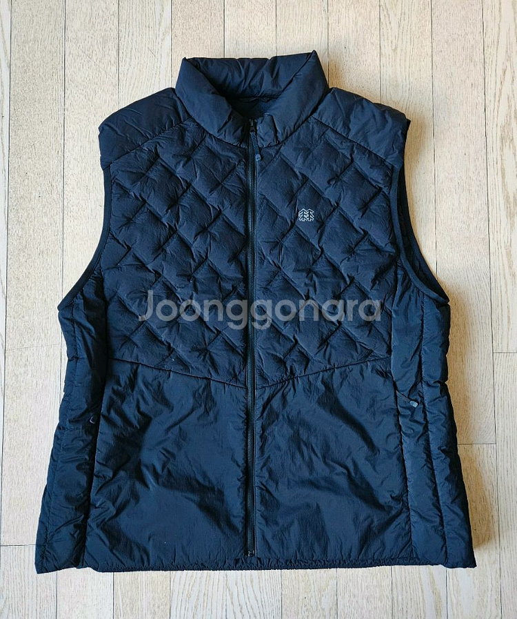 코오롱스포츠 경량 구스다운 베스트 패딩조끼 110--0