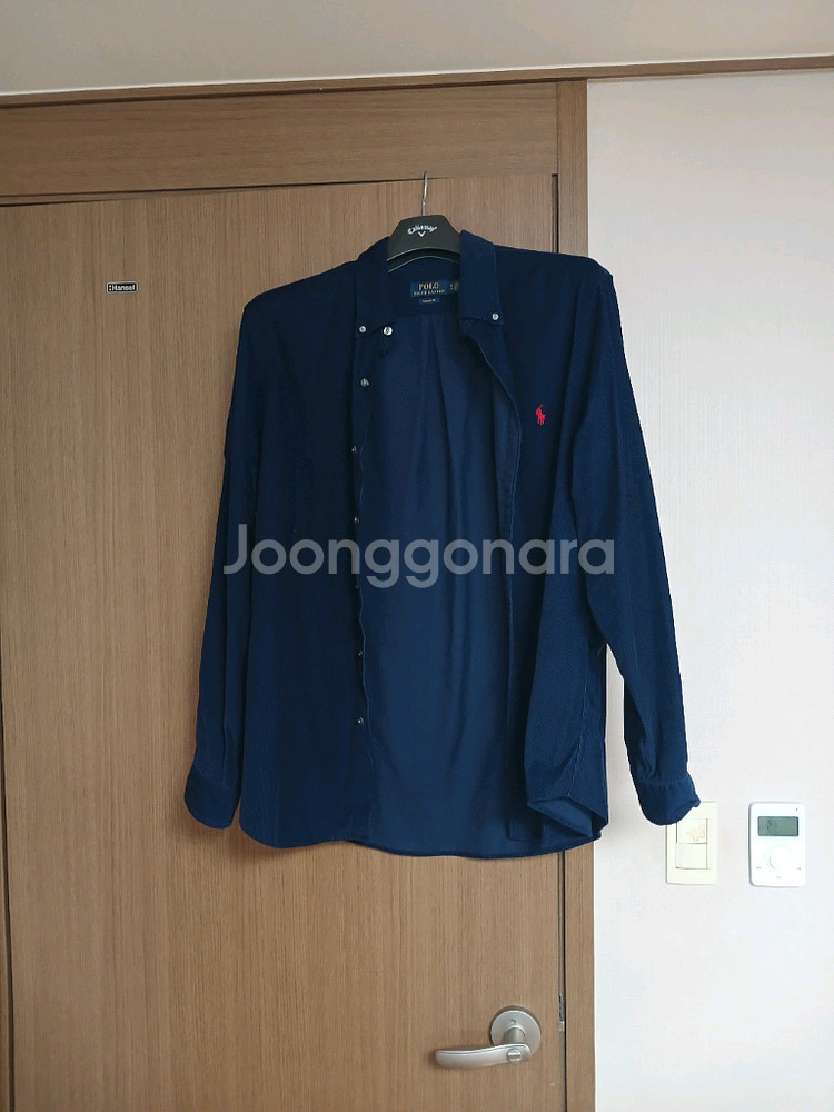 폴로 랄프로렌 네이비 셔츠XL--2