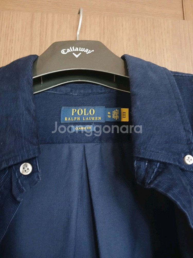폴로 랄프로렌 네이비 셔츠XL--3