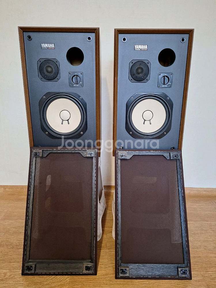 (오버홀)야마하 NS-451 중대형 빈티지 스피커 1조 카페 매장 가게 인테리어 레트로 오디오--1