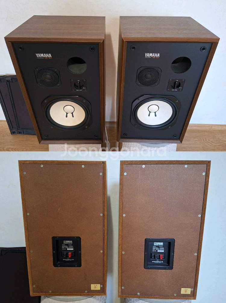 (오버홀)야마하 NS-451 중대형 빈티지 스피커 1조 카페 매장 가게 인테리어 레트로 오디오--6
