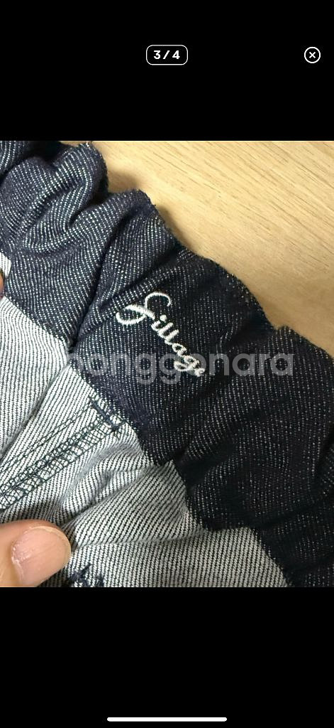 Sillage 실라주 서큘러 데님 팬츠--2