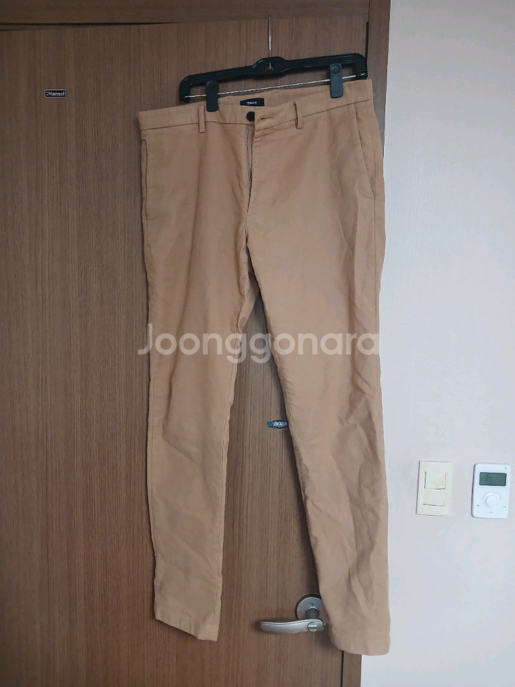 띠어리 남성 몰스킨 팬츠34--1