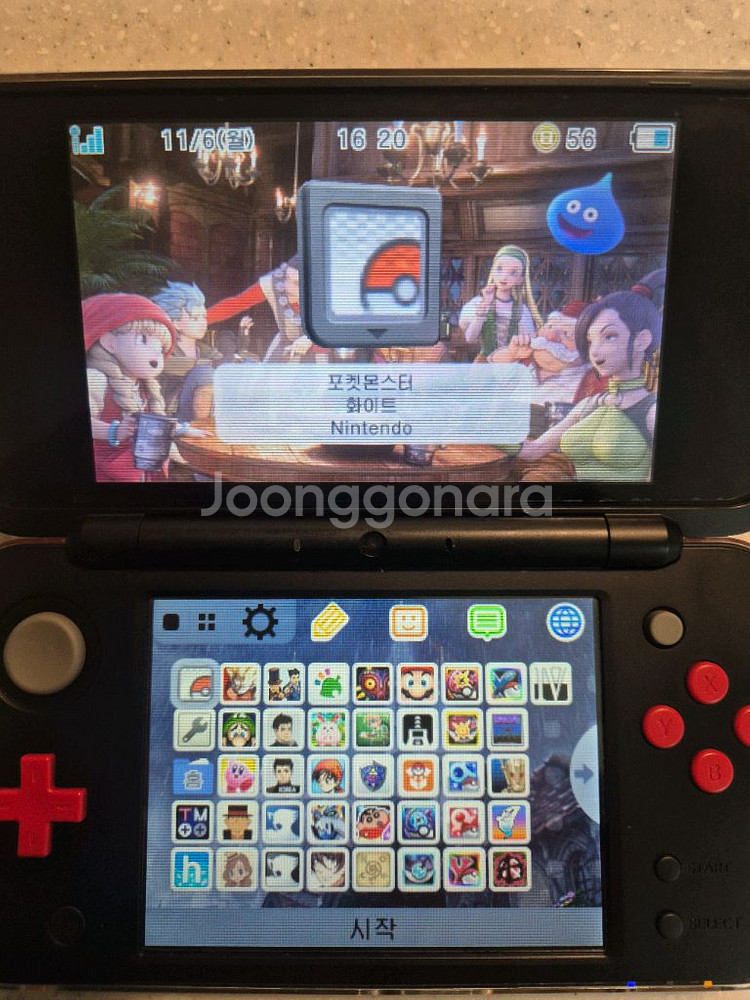 닌텐도 DS 포켓몬스터 화이트 알칩 팝니다--2