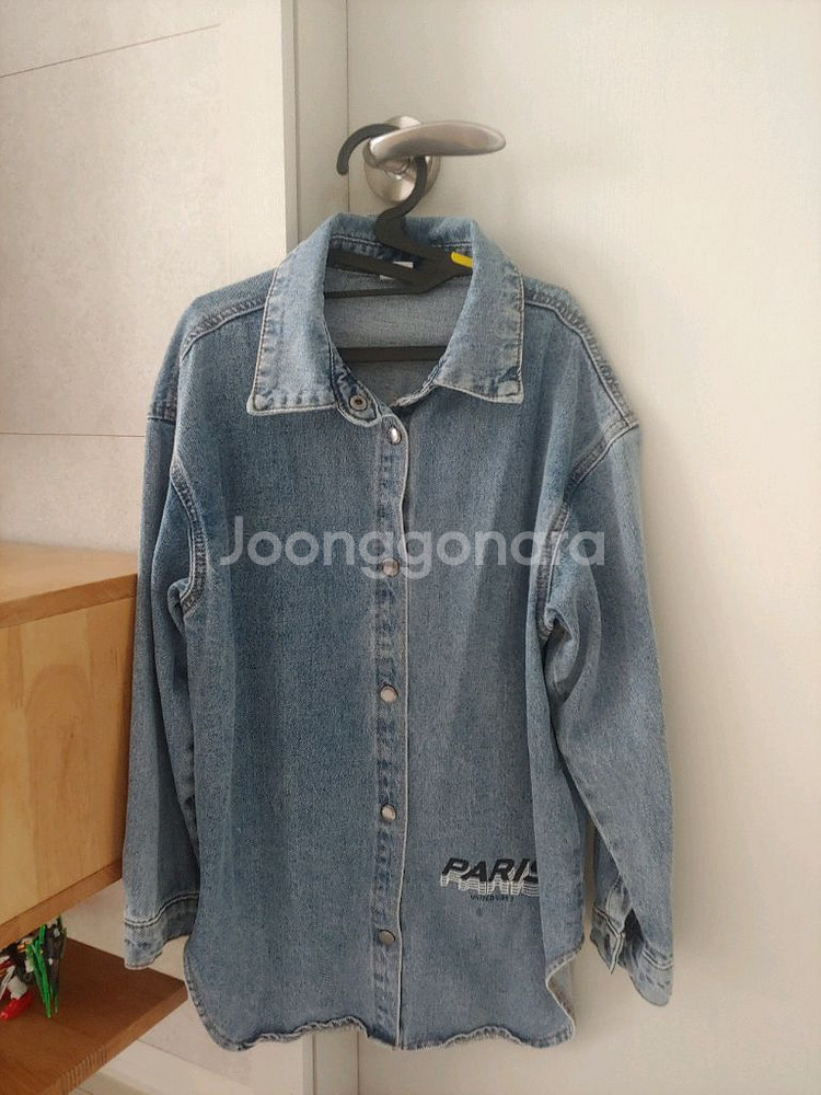 에스핏 청남방 겸 청자켓 145사이즈(반값택포)--0