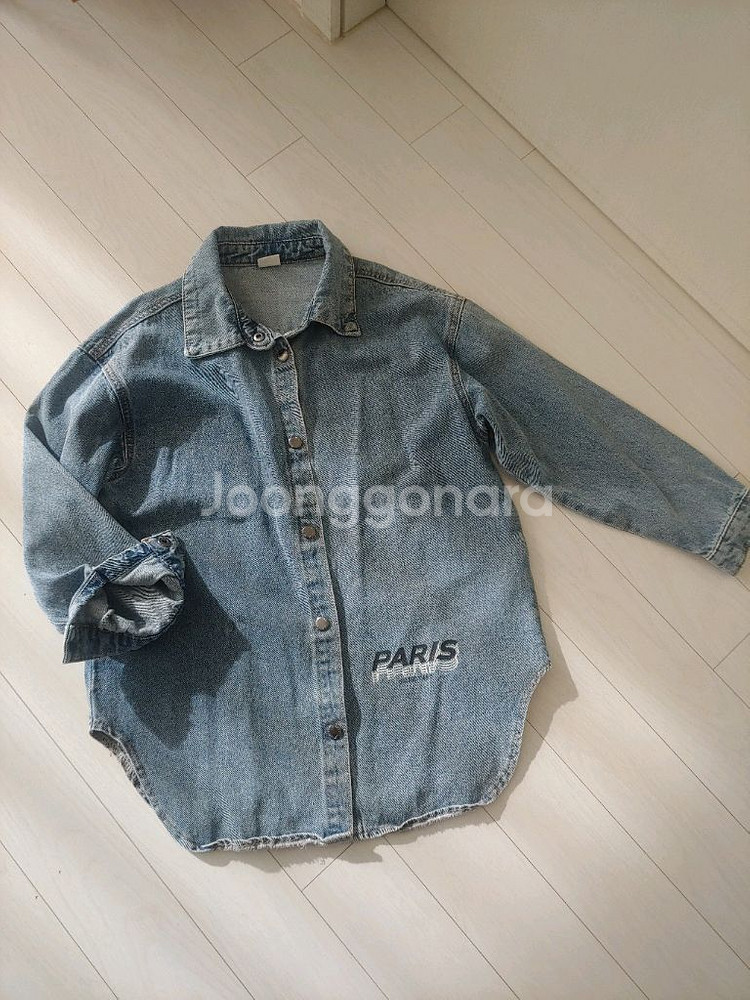 에스핏 청남방 겸 청자켓 145사이즈(반값택포)--3