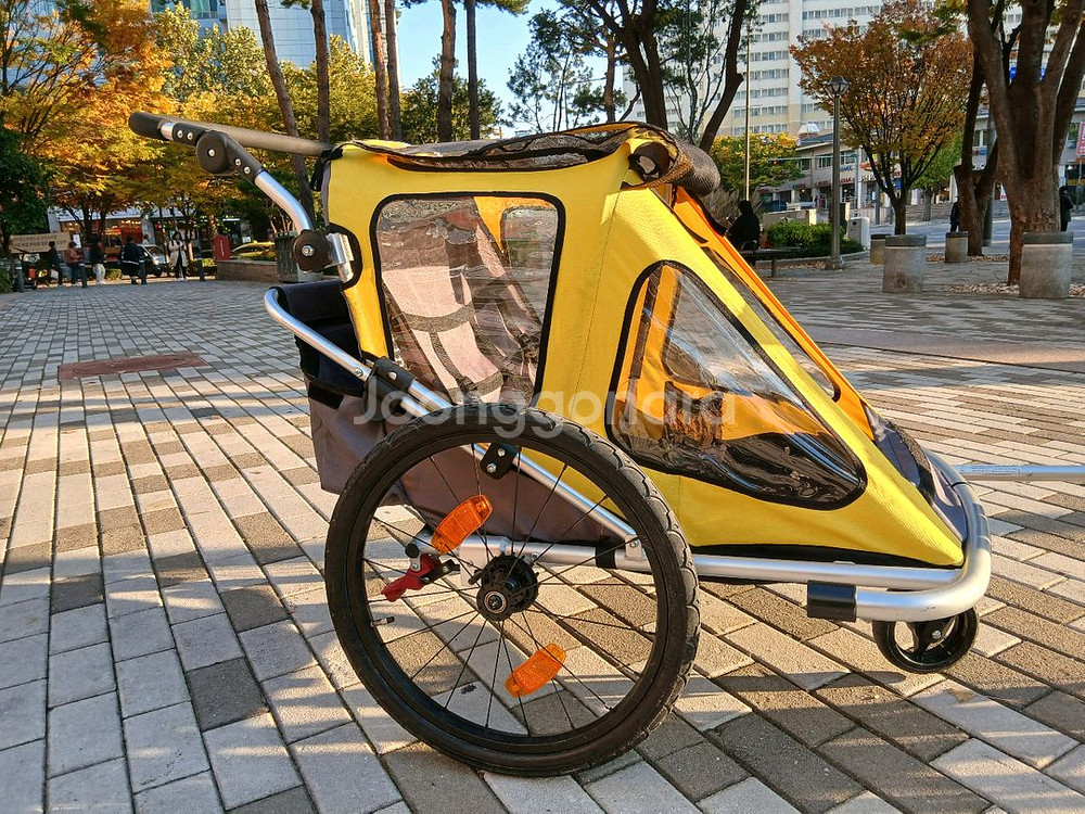 산타자 2인 자전거 트레일러--0