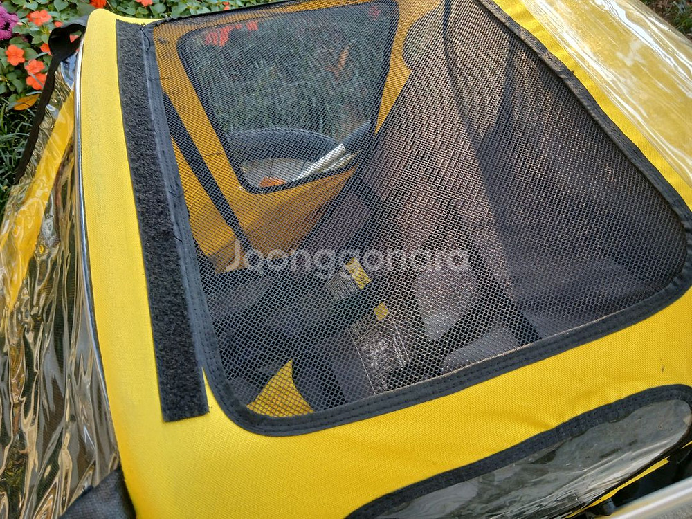 산타자 2인 자전거 트레일러--4