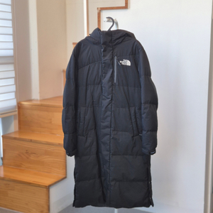 노스페이스 블랙 롱패딩 후드 (95사이즈)