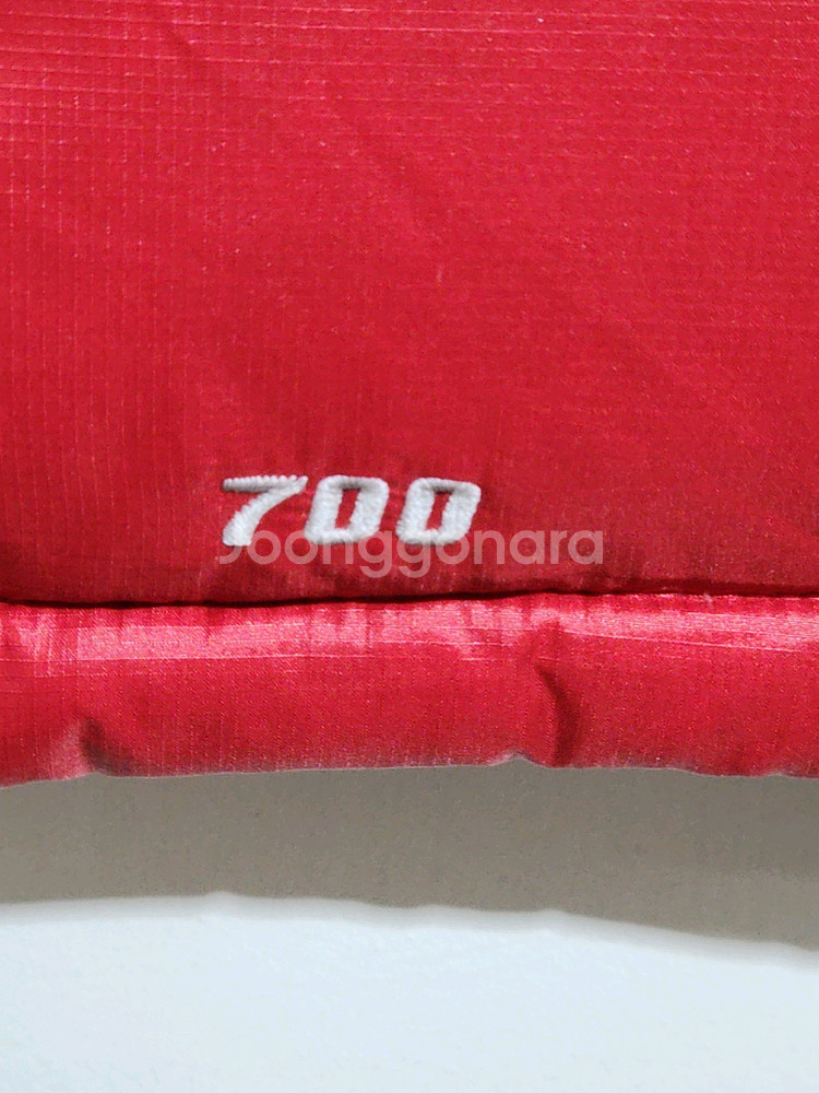 (95) 노스페이스 눕시 패딩조끼 검빨 거위털 다운 베스트--4