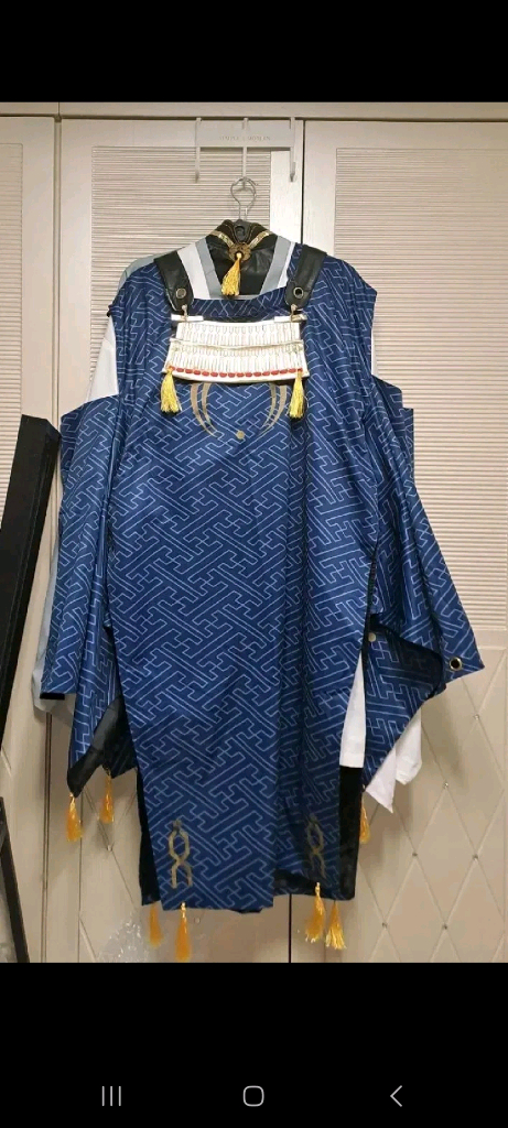 도검난무 미카즈키 무네치카 코스프레 의상--1