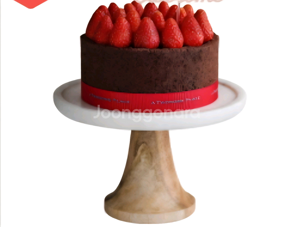 투썸플레이스 스초생 스트로베리 초콜릿 생크림 케이크--0