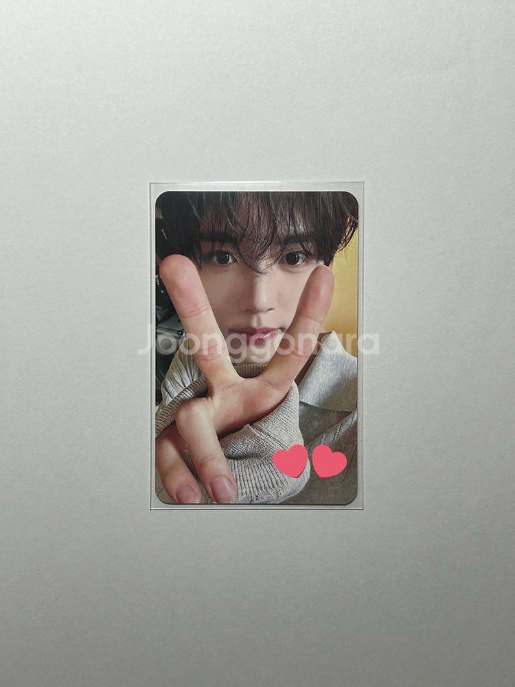 제로베이스원 제베원 정규 1집 럭드 메이크스타 브이 속 얼굴 유진 포카--0